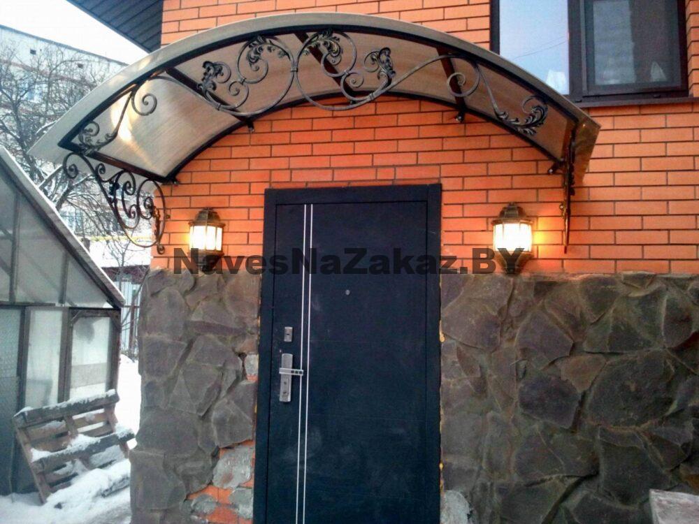 Козырек над входной дверью №101 в Гомеле и области Козырек над входной дверью №101