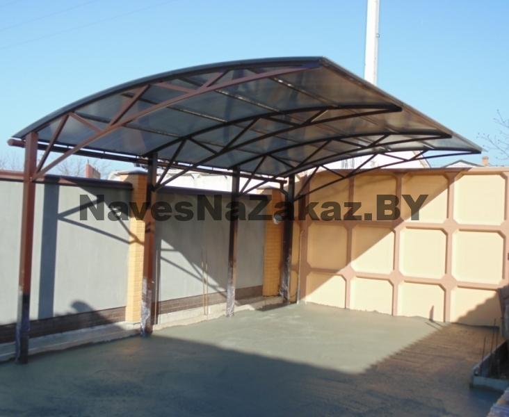Навес консольный 4 на 6,3 в Гомеле и области Навес консольный 4 на 6,3