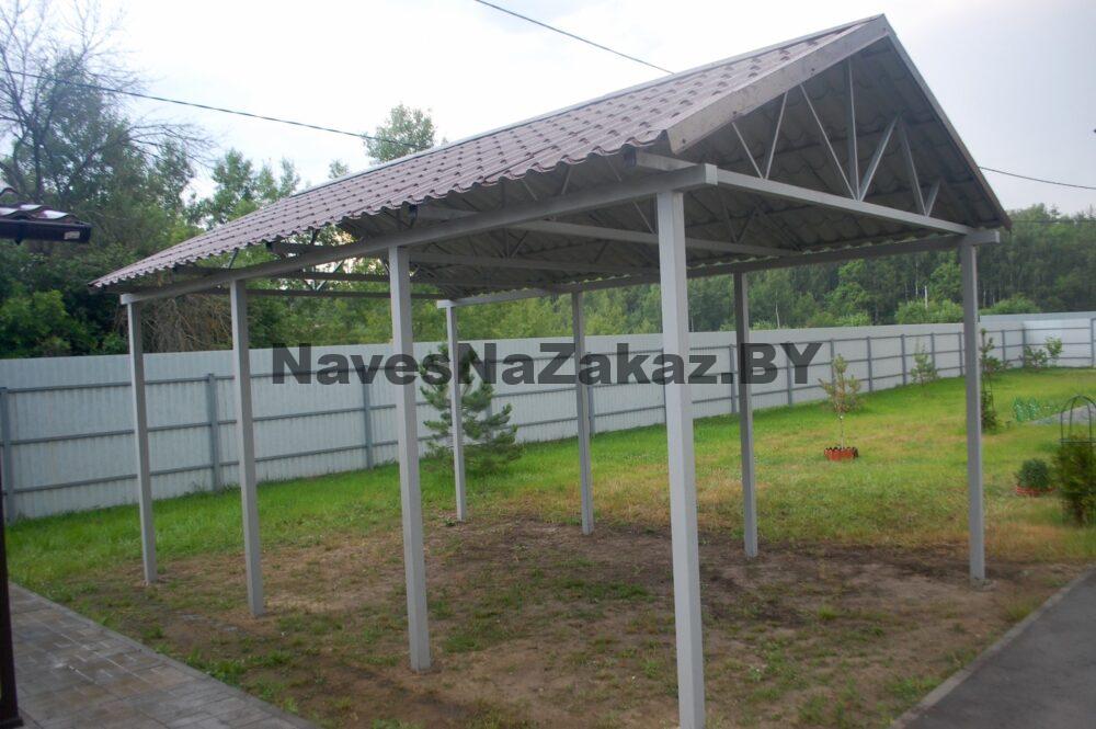 Навес из металлопрофиля 4,5 на 3,5 в Гомеле и области Навес из металлопрофиля 4,5 на 3,5
