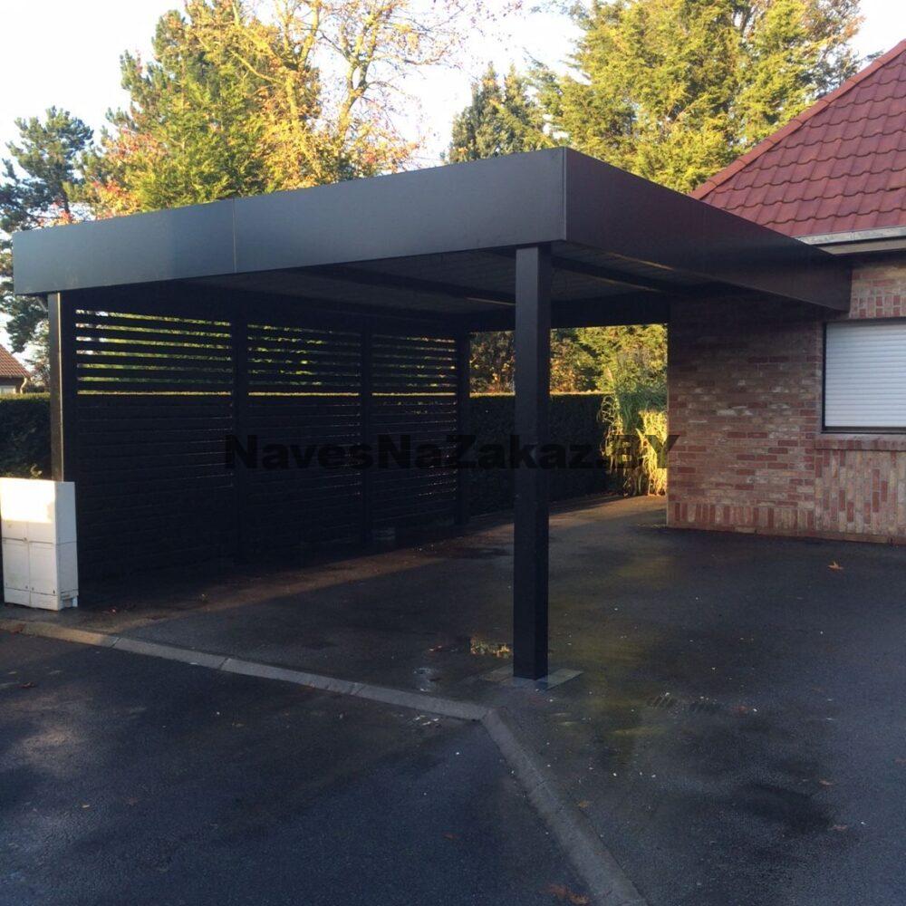 Навес для авто перед домом 4 на 5 в Гомеле и области Навес для авто перед домом 4 на 5