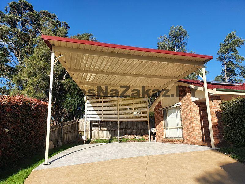 Навес для 2 машин 6 на 6 в Гомеле и области Навес для 2 машин 6 на 6