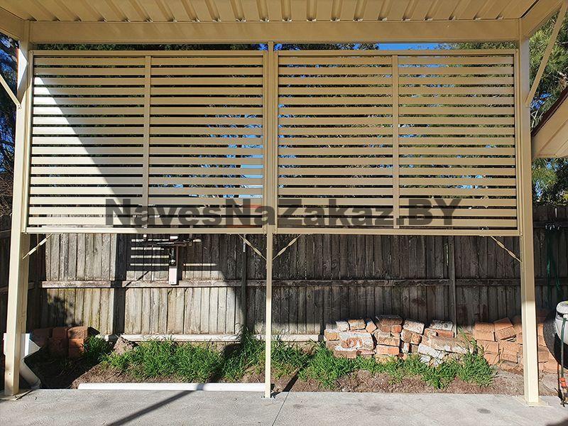 Навес для 2 машин 6 на 6 в Гомеле и области Навес для 2 машин 6 на 6