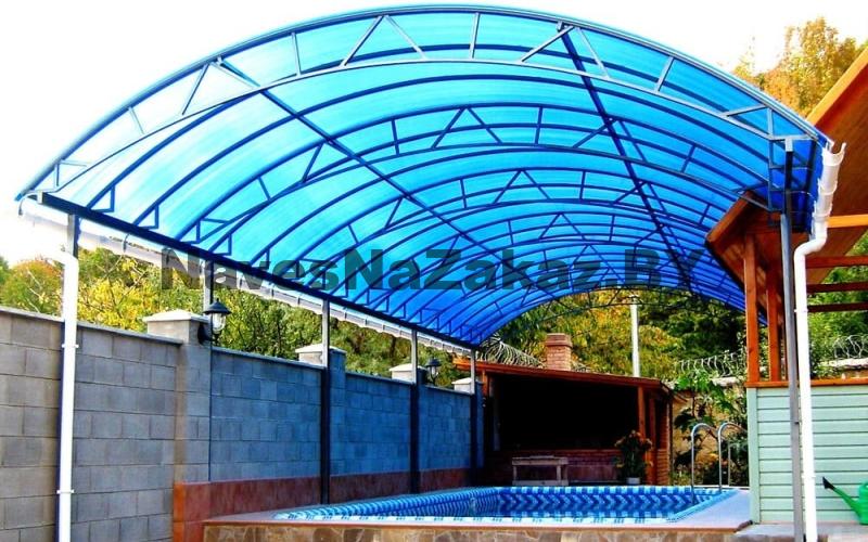 Арочный навес для бассейна 4м х 8м в Гомеле и области Арочный навес для бассейна 4м х 8м