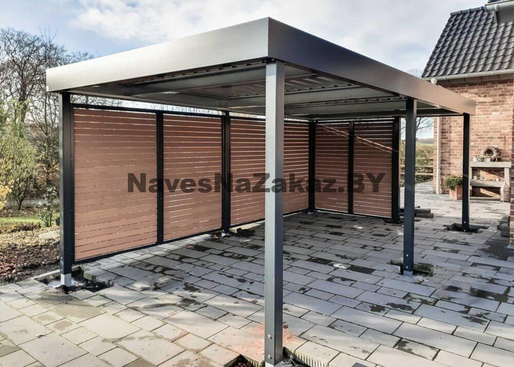 Беседка из металла в современном стиле 4 на 6 в Гомеле и области Беседка из металла в современном стиле 4 на 6