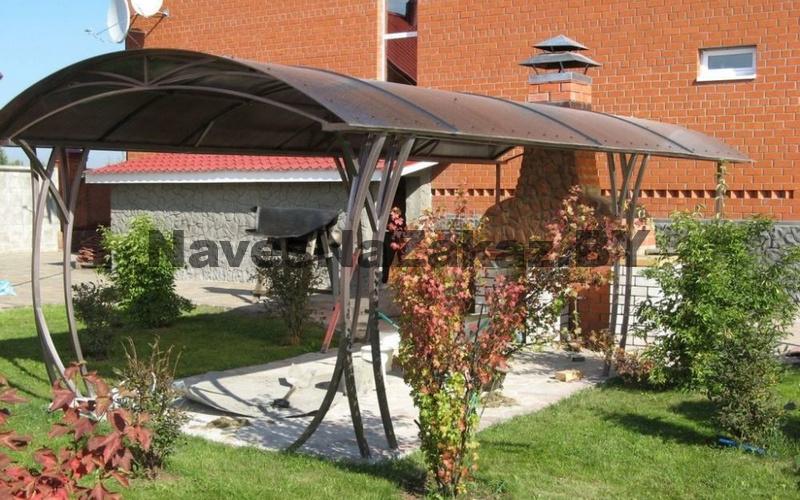 Арочный навес для дачи 5 на 6 метров в Гомеле и области Арочный навес для дачи 5 на 6 метров