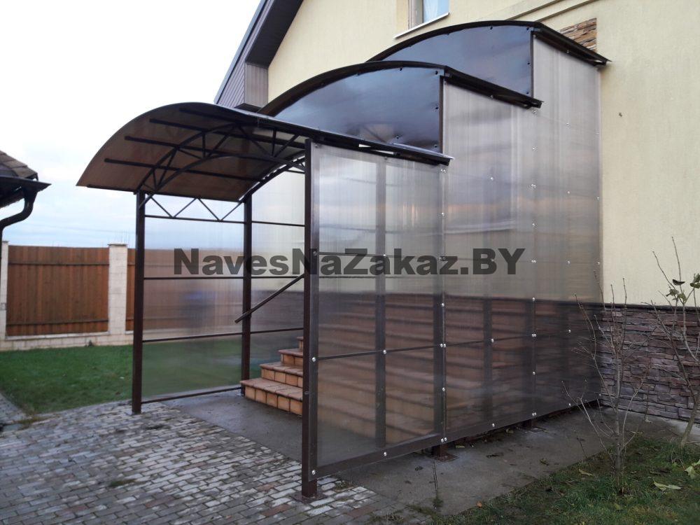 Навес над крыльцом в частный дом 4х6,3 в Гомеле и области Навес над крыльцом в частный дом 4х6,3