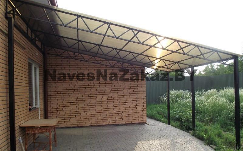 Терраса из поликарбоната 5 на 8 в Гомеле и области Терраса из поликарбоната 5 на 8