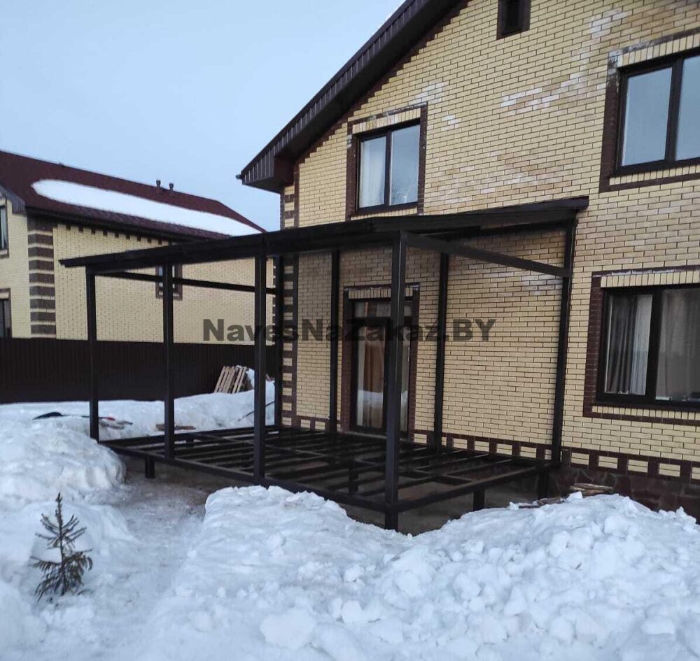 Навес над террасой к дому 5 на 6 в Гомеле и области Навес над террасой к дому 5 на 6