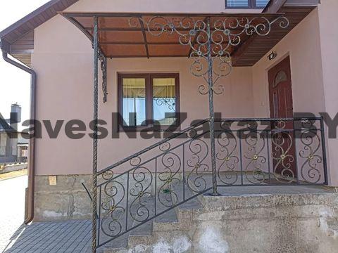 Кованый козырек над крыльцом 2 на 5 в Гомеле и области Кованый козырек над крыльцом 2 на 5