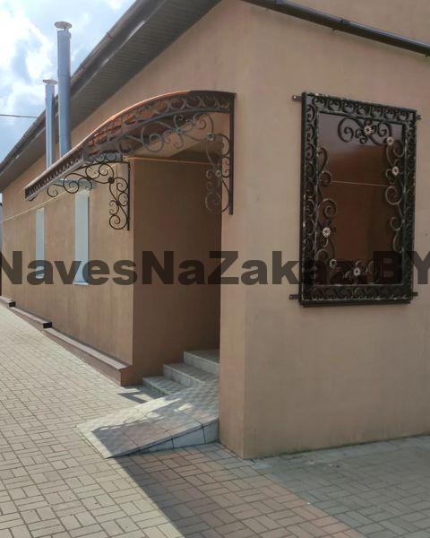 Кованый козырек над входом 1,5 на 1,5 в Гомеле и области Кованый козырек над входом 1,5 на 1,5